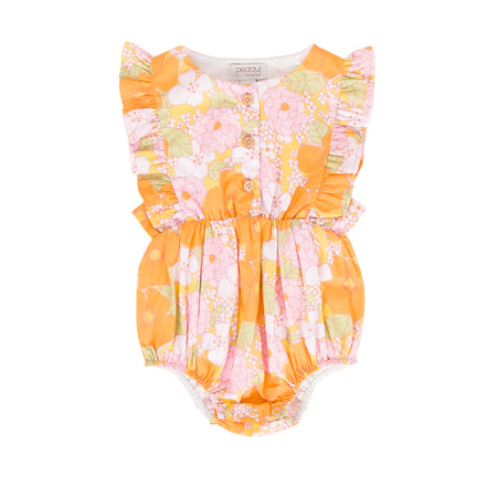 Peggy August Playsuit - Khaki Linen
