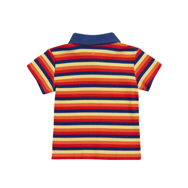 Goldie + Ace Sanderson Ribbed Collar T-shirt