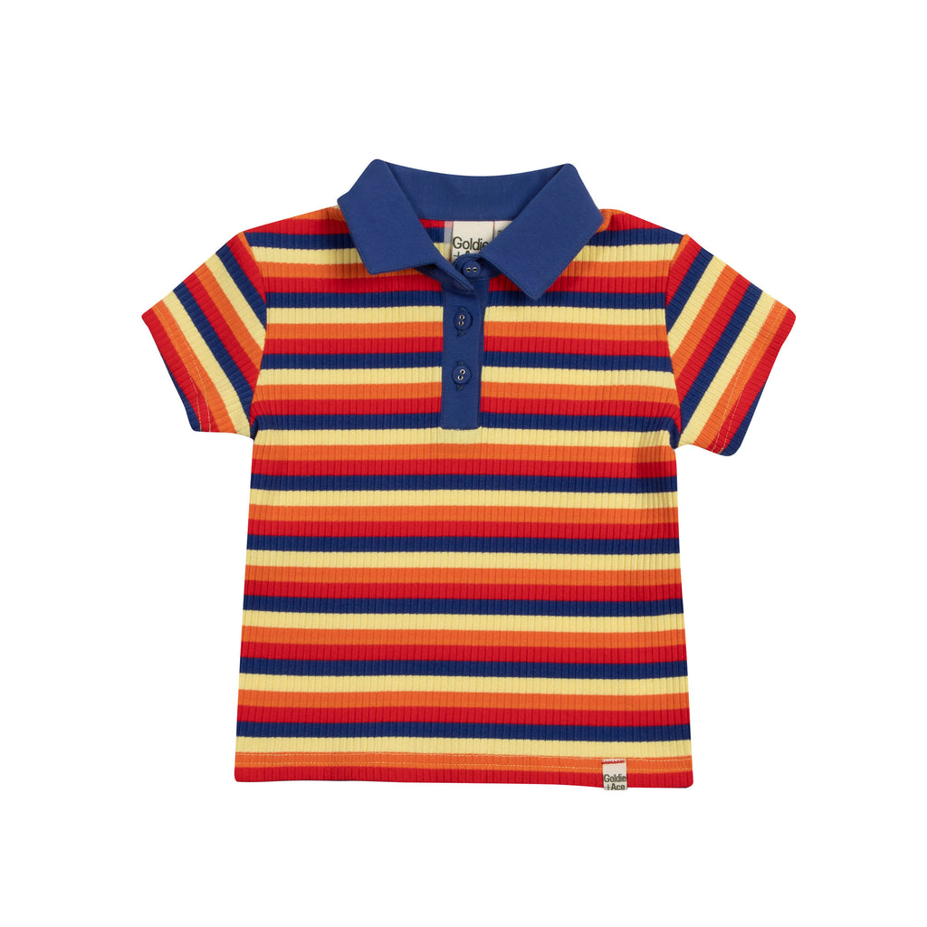 Goldie + Ace Sanderson Ribbed Collar T-shirt