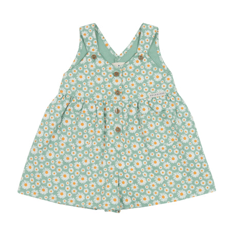 Goldie + Ace Layla Denim Shortalls - Ditsy Daisy