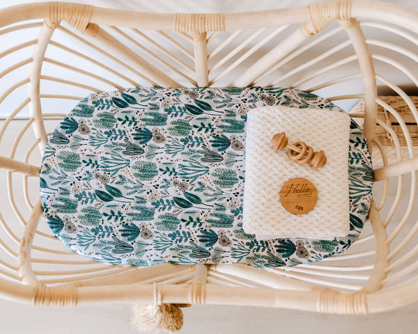 Snuggle Hunny Fitted Bassinet Sheet - Arizona