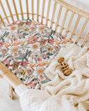 Snuggle Hunny Fitted Bassinet Sheet - Australiana