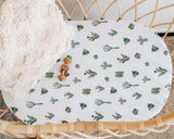 Snuggle Hunny Fitted Bassinet Sheet - Cactus
