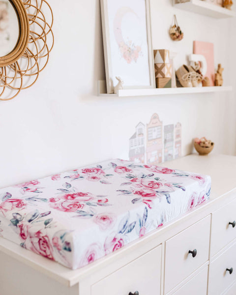 Snuggle Hunny Fitted Bassinet Sheet - Lilac Skies