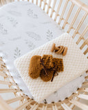Snuggle Hunny Fitted Bassinet Sheet - Wild Fern