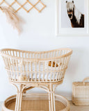 Snuggle Hunny Fitted Bassinet Sheet - Wild Fern