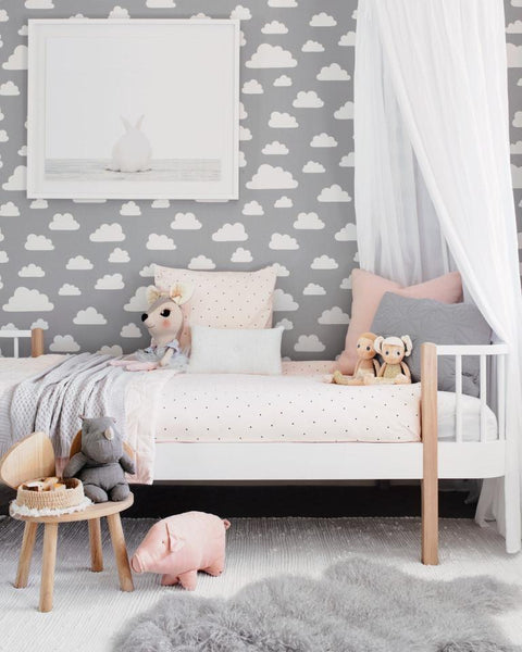 Snuggle Hunny Diamond Knit Blanket - White