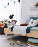 Snuggle Hunny Diamond Knit Blanket - White