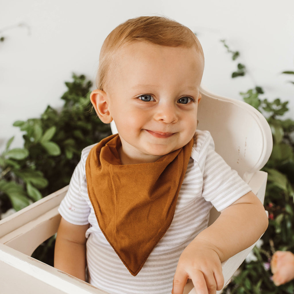Snuggle Hunny Bandana Dribble Bib - Bronze