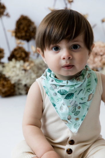 Snuggle Hunny Bandana Dribble Bib - Daintree