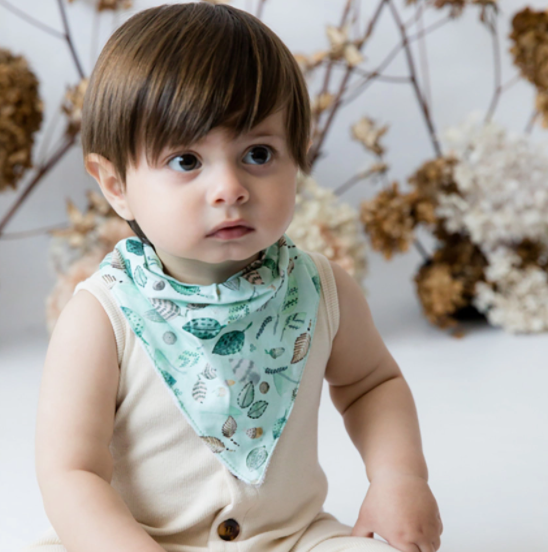 Snuggle Hunny Bandana Dribble Bib - Daintree