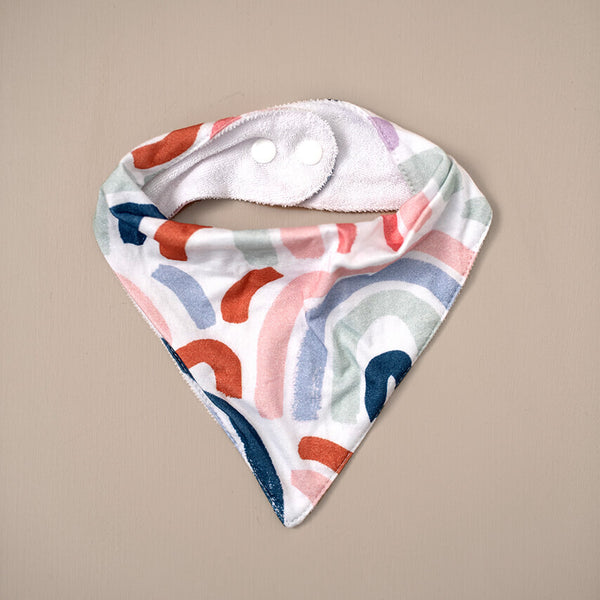 Snuggle Hunny Bandana Dribble Bib - Rainbow Baby