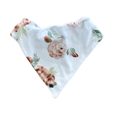 Snuggle Hunny Bandana Dribble Bib - Rosebud
