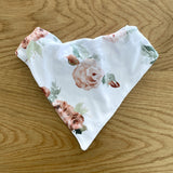 Snuggle Hunny Bandana Dribble Bib - Rosebud