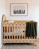 Snuggle Hunny Fitted Cot Sheet - Cactus