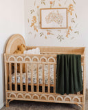 Snuggle Hunny Fitted Cot Sheet - Eucalypt