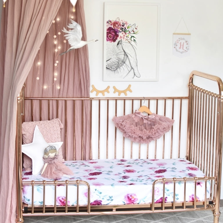 Snuggle Hunny Fitted Cot Sheet - Wanderlust