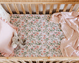 Snuggle Hunny Fitted Cot Sheet - Wattle