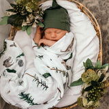Snuggle Hunny Knotted Beanie - Olive