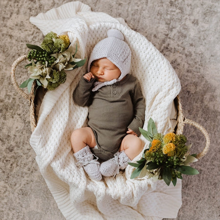 Snuggle Hunny Organic Muslin Wrap - Blossom