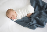 Snuggle Hunny Organic Muslin Wrap - Azure