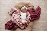 Snuggle Hunny Organic Muslin Wrap - Blossom