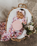 Snuggle Hunny Organic Muslin Wrap - Blushing Beauty