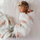 Snuggle Hunny Organic Muslin Wrap - Sorbet Bloom