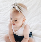 Snuggle Hunny Top Knot Headband - Mushroom