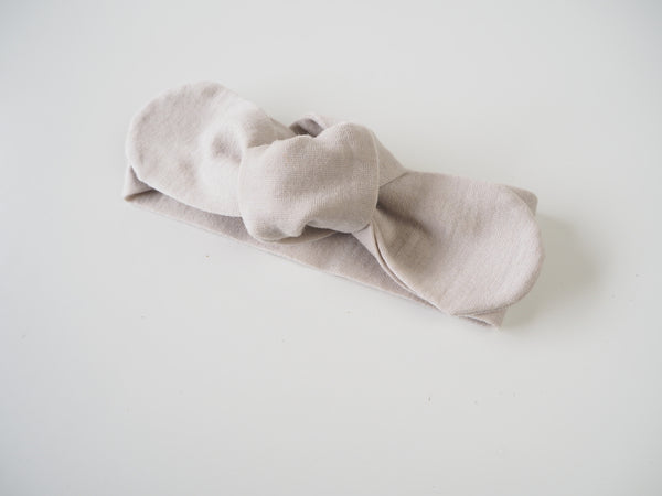 Snuggle Hunny Top Knot Headband - Mushroom