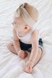 Snuggle Hunny Top Knot Headband - Mushroom