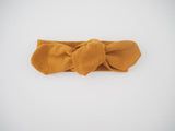 Snuggle Hunny Top Knot Headband - Mustard