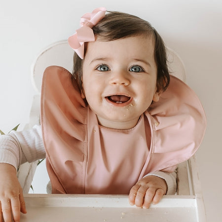 Snuggle Hunny Waterproof Snuggle Bib - Mauve