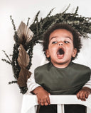 Snuggle Hunny Waterproof Snuggle Bib - Olive