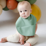 Snuggle Hunny Waterproof Snuggle Bib - Sage