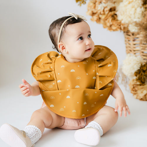 Snuggle Hunny Waterproof Snuggle Bib - Sunrise Frill