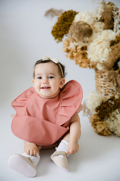 Snuggle Hunny Waterproof Snuggle Bib - Terracotta