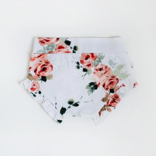 Snuggle Hunny Organic High Waist Bloomers - Rosebud