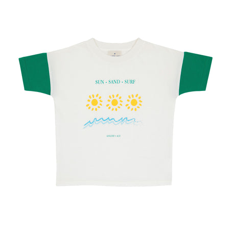 Lupine and Luna Ember Linen Tee - Ivory