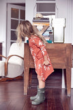 Sunday Soldiers Long Sleeve Skatey Dress - Tropicool