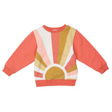 Goldie + Ace Relaxed Sunrise Sweater - Peach Pink