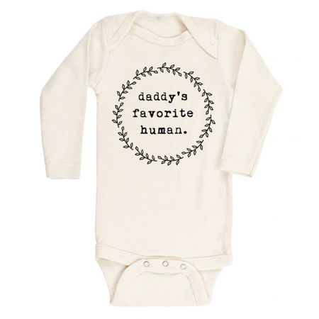 Tenth & Pine Long Sleeve Onesie - Loved - Clay