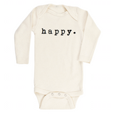 Tenth & Pine Long Sleeve Onesie - Happy