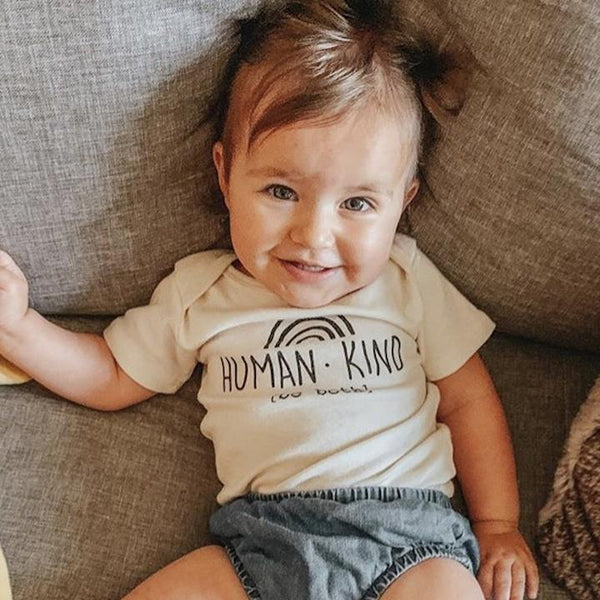 Tenth & Pine Short Sleeve Onesie - Human Kind