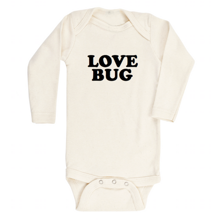 Tenth & Pine Long Sleeve Onesie - Love Bug - Clay