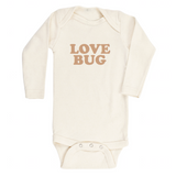 Tenth & Pine Long Sleeve Onesie - Love Bug - Clay