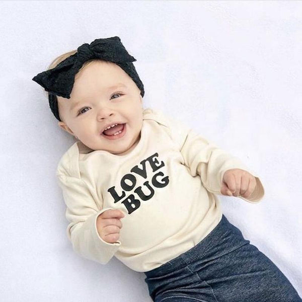 Tenth & Pine Long Sleeve Onesie - Love Bug