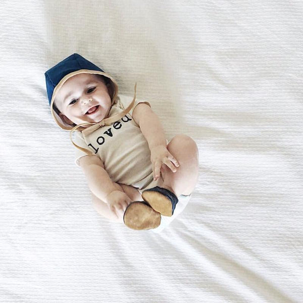 Tenth & Pine Short Sleeve Onesie - Loved