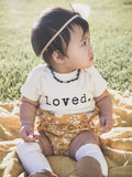 Tenth & Pine Short Sleeve Onesie - Loved