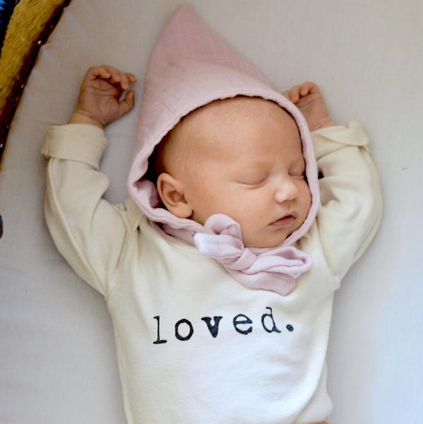 Tenth & Pine Long Sleeve Onesie - Loved